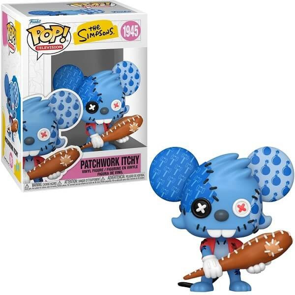 Funko POP Television The Simpsons - Patchwork Itchy 1945 Vinyl Figure