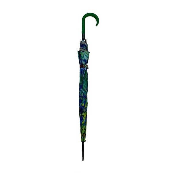 Ομπρέλα Αυτόματη Vincent van Gogh - Irises 105cm 8 Ακτινών - Πράσινο