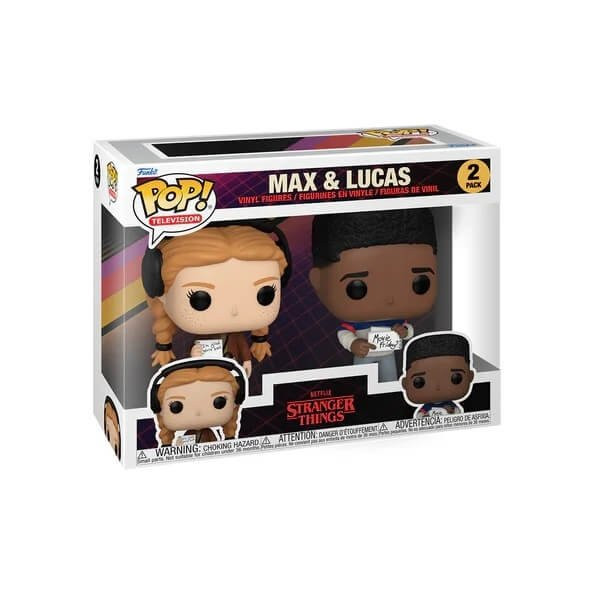 Funko POP Television Stranger Things - Max & Lucas 2-pack Vinyl Figures 