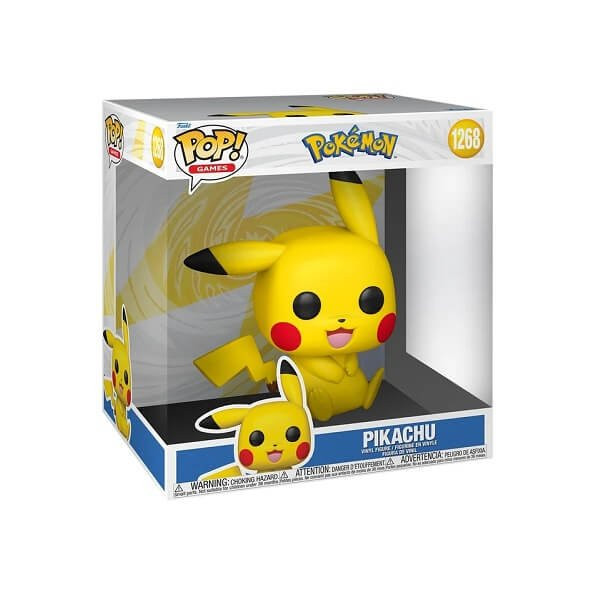 Funko POP Games Pokemon - Pikachu Jumbo 10" 1268 Vinyl Figure