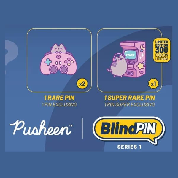 Erik. BlindPin - Pusheen Series 1 Mystery Badge
