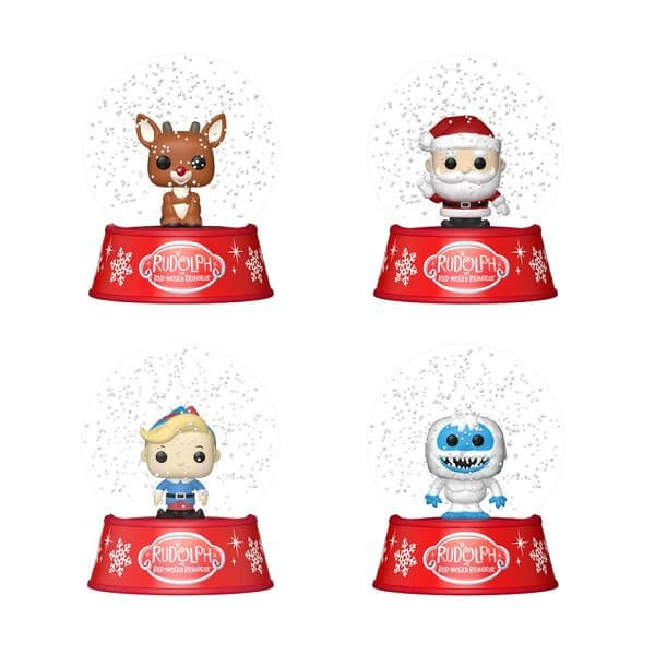 Funko POP Mini Globes - Rudolph the Red-Nosed Reindeer Vinyl Figure Snow Globe
