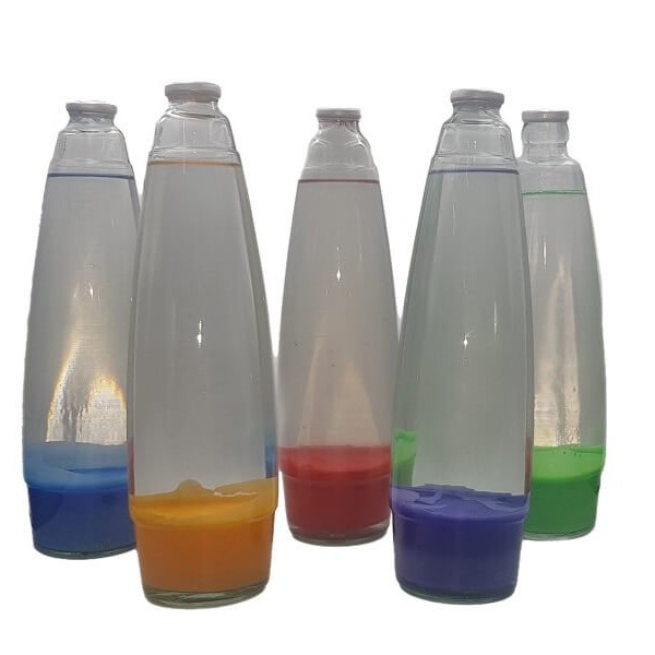 Ανταλλακτική Φιάλη για Lava Lamp 40εκ Πορτοκαλί Κερί