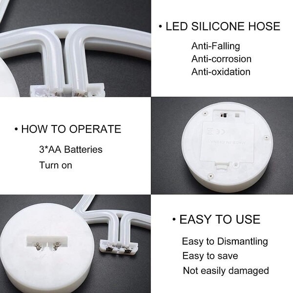 Διακοσμητική Λάμπα Led Τριφύλι - Clover Decoration Lamp USB