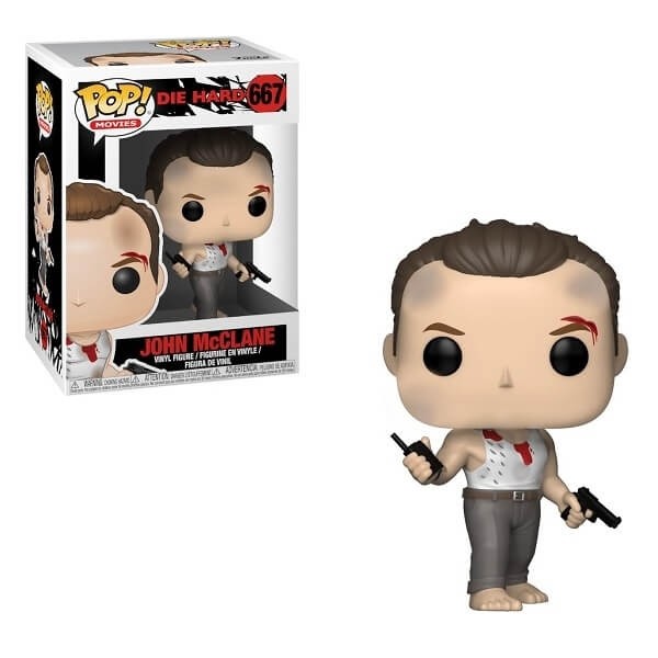 Funko Pop Tees Box Die Hard John McClane Vinyl Figure & Tshirt Extra Large
