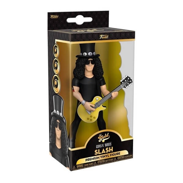 Funko Vinyl Gold Guns N Roses Slash Premium Figure 13cm
