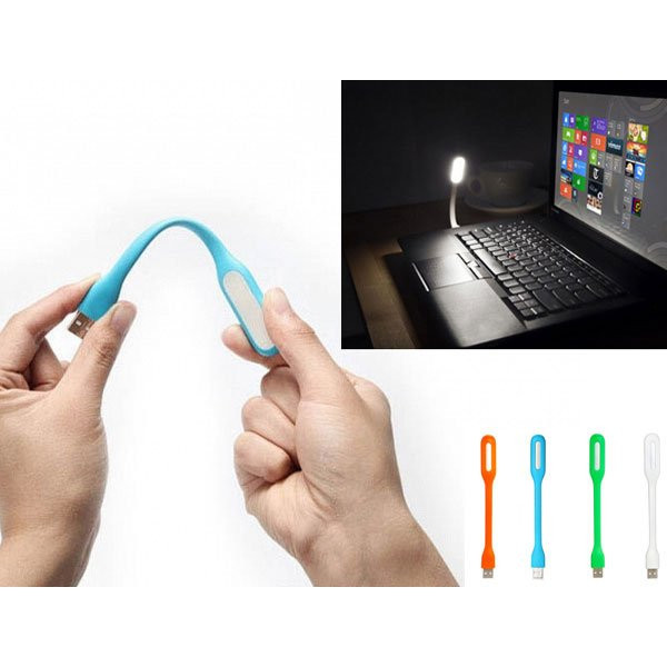 Mini Ευλύγιστο Φωτιστικό Laptop USB COB LED Μεγάλης Φωτεινότητας - Άσπρο